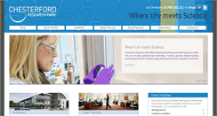 Desktop Screenshot of chesterfordresearchpark.com